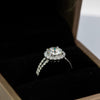 1.25ct brilliant cut Moissanite Gold Engagement Ring - 10US05